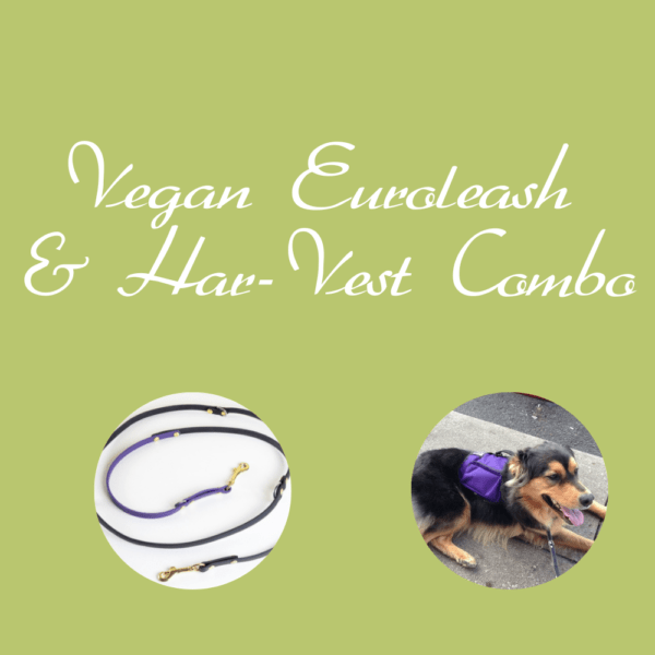 vegan leash and har-vest combo